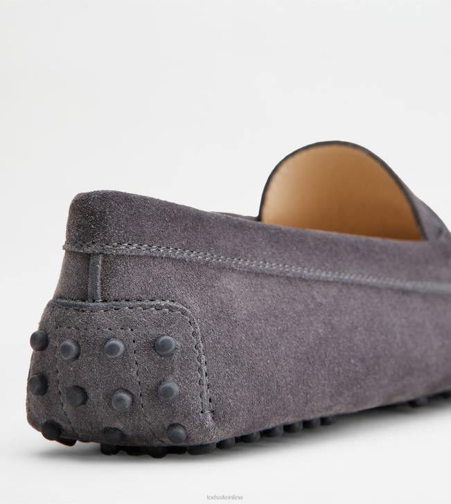Tod\'s 8NXV114 sivá ženy gommino vodičské topánky zo semišu