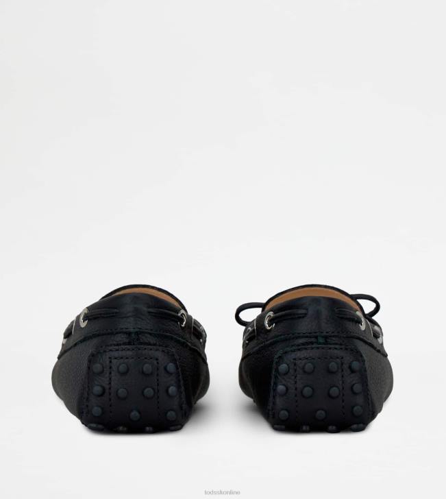 Tod\'s 8NXV117 čierna ženy gommino vodičské topánky v koži