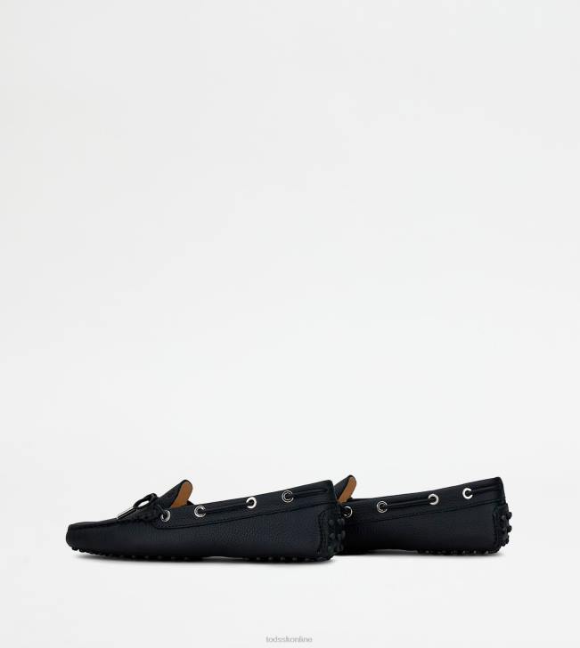 Tod\'s 8NXV117 čierna ženy gommino vodičské topánky v koži