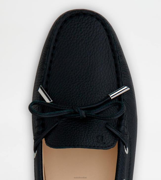 Tod\'s 8NXV117 čierna ženy gommino vodičské topánky v koži