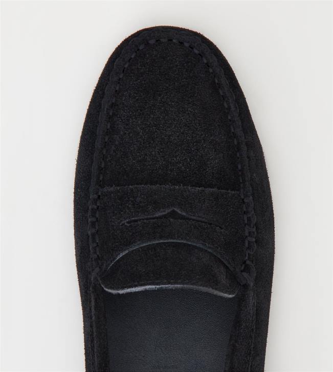 Tod\'s 8NXV65 čierna ženy gommino vodičské topánky zo semišu