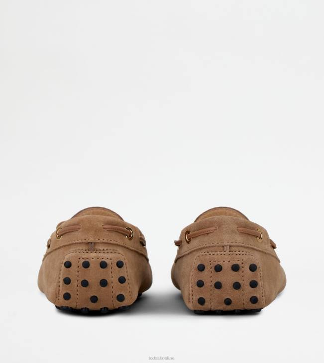 Tod\'s 8NXV68 béžová ženy gommino vodičské topánky zo semišu