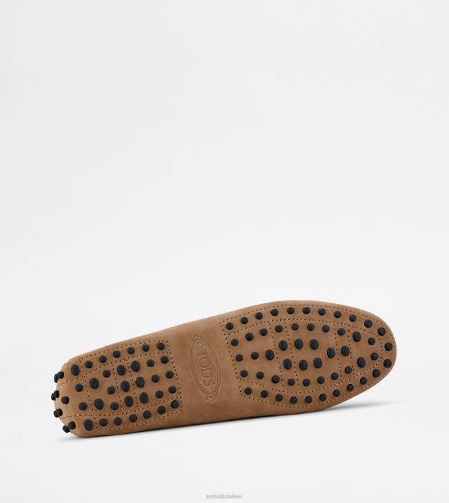 Tod\'s 8NXV68 béžová ženy gommino vodičské topánky zo semišu