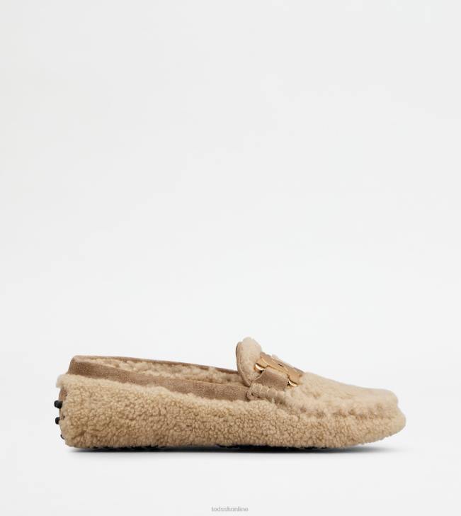 Tod\'s 8NXV69 hnedá ženy mestské gommino vodičské topánky z ovčej kože