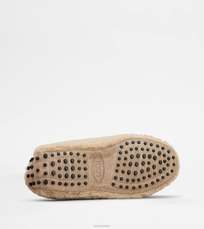 Tod\'s 8NXV69 hnedá ženy mestské gommino vodičské topánky z ovčej kože