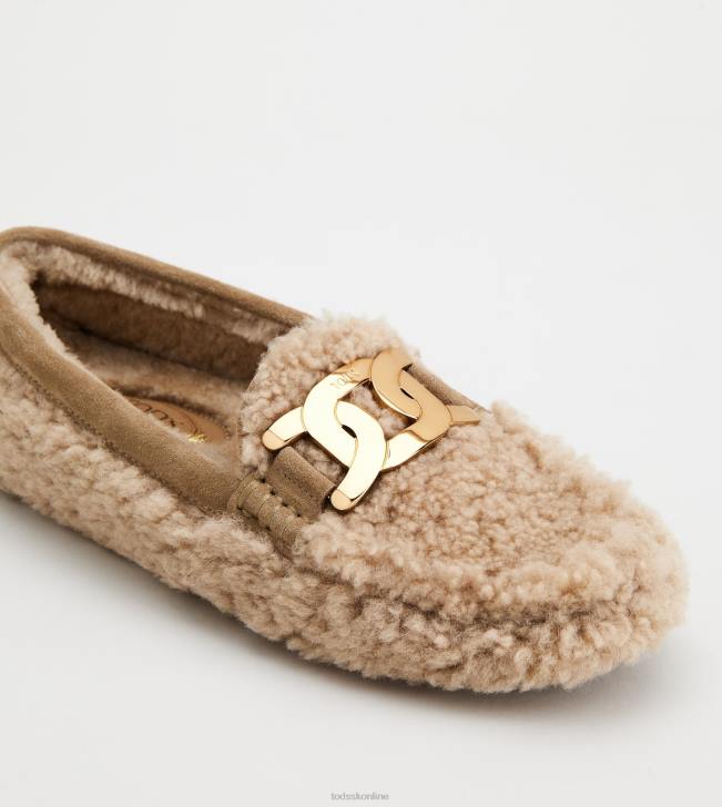 Tod\'s 8NXV69 hnedá ženy mestské gommino vodičské topánky z ovčej kože