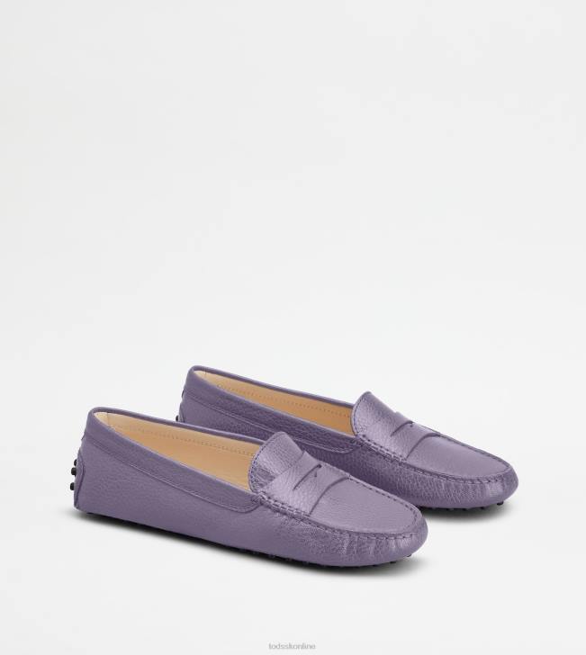 Tod\'s 8NXV71 fialový ženy gommino vodičské topánky v koži