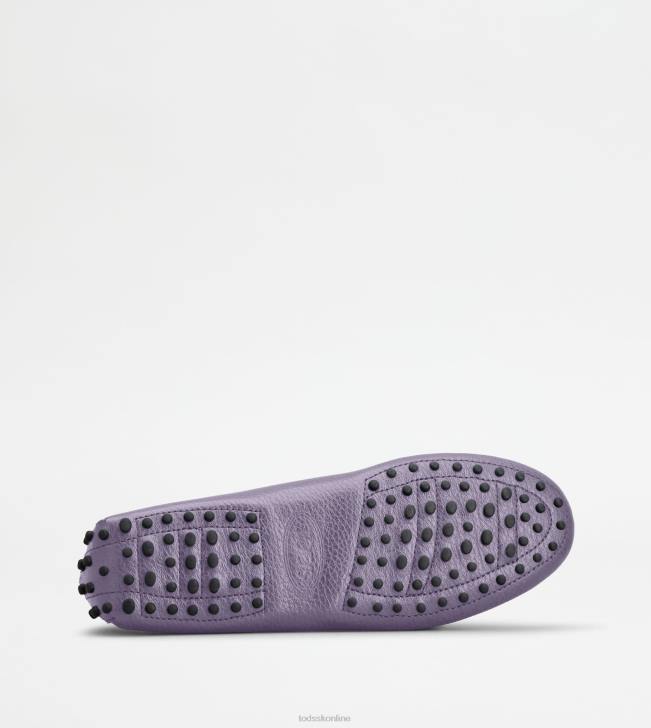 Tod\'s 8NXV71 fialový ženy gommino vodičské topánky v koži