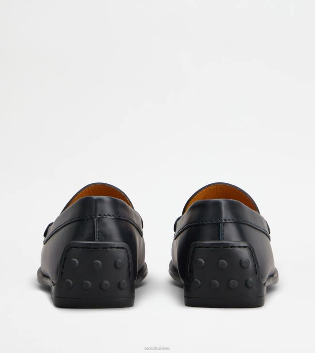 Tod\'s 8NXV73 Modrá ženy mestské gommino vodičské topánky v koži