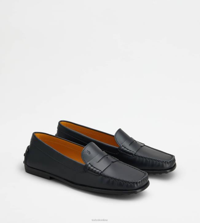 Tod\'s 8NXV73 Modrá ženy mestské gommino vodičské topánky v koži