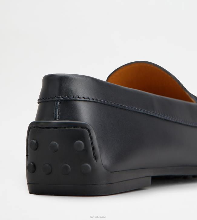 Tod\'s 8NXV73 Modrá ženy mestské gommino vodičské topánky v koži