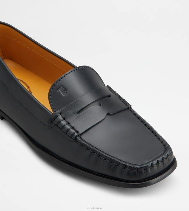 Tod\'s 8NXV73 Modrá ženy mestské gommino vodičské topánky v koži