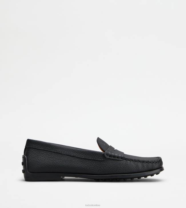 Tod\'s 8NXV74 čierna ženy mestské gommino vodičské topánky v koži