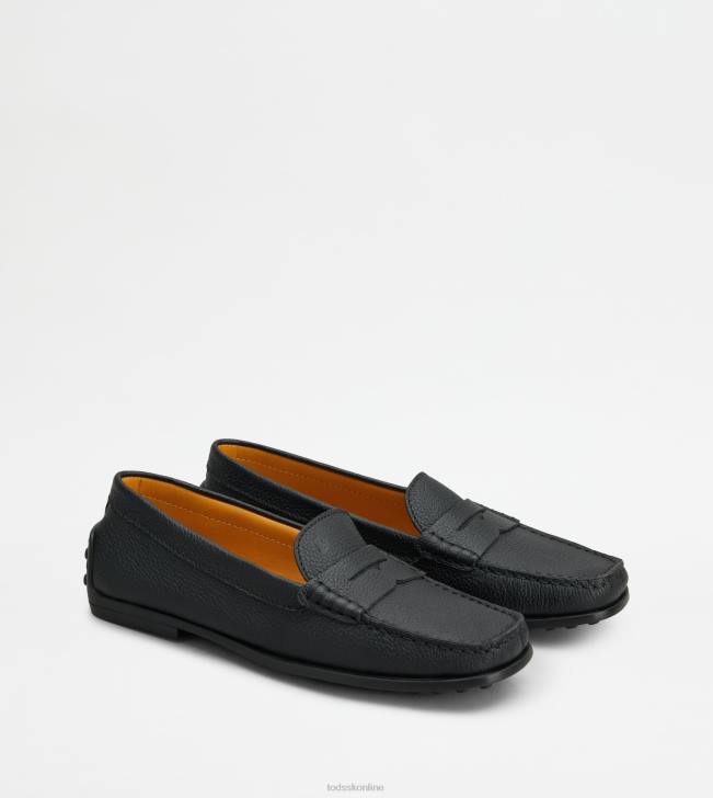Tod\'s 8NXV74 čierna ženy mestské gommino vodičské topánky v koži