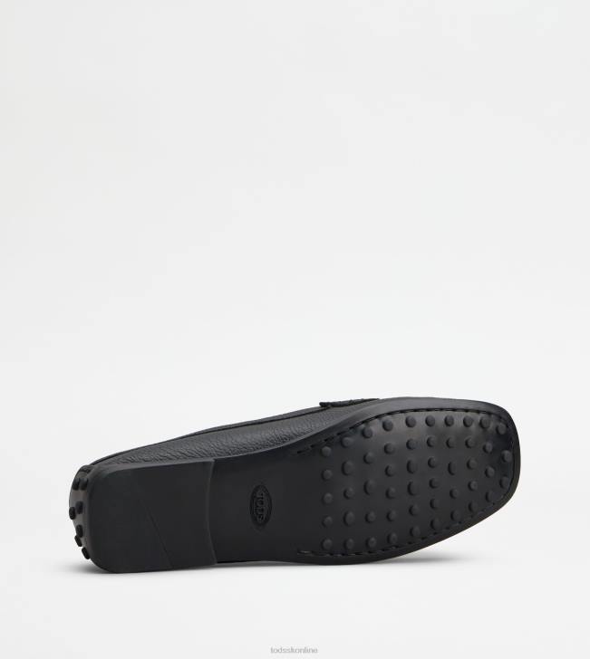 Tod\'s 8NXV74 čierna ženy mestské gommino vodičské topánky v koži