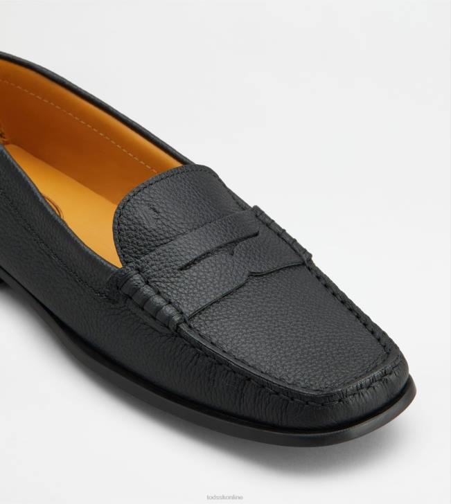 Tod\'s 8NXV74 čierna ženy mestské gommino vodičské topánky v koži