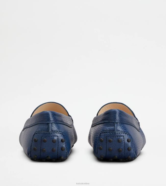 Tod\'s 8NXV76 Modrá ženy gommino vodičské topánky v koži