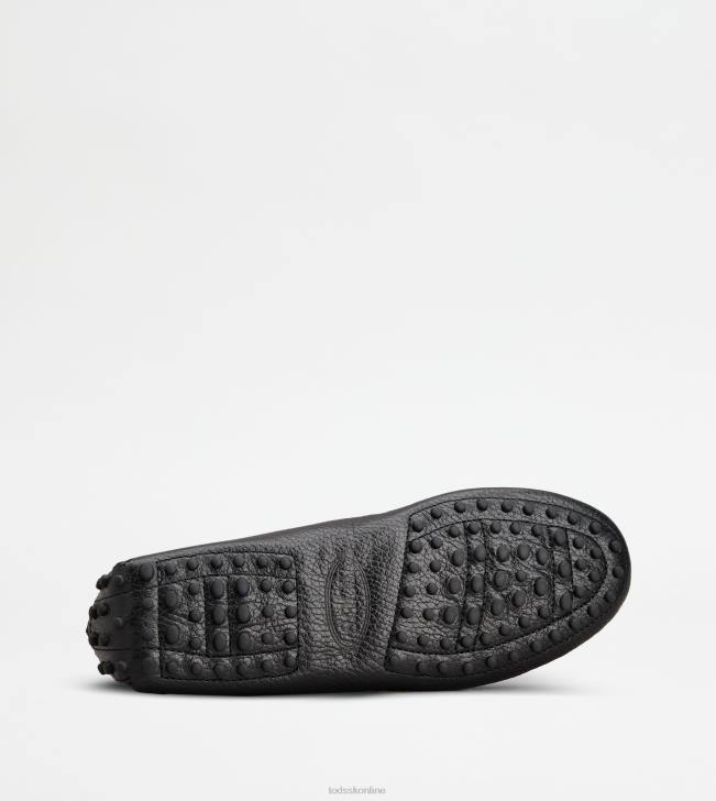 Tod\'s 8NXV78 čierna ženy gommino vodičské topánky v koži