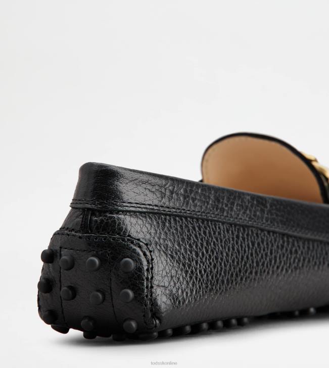 Tod\'s 8NXV78 čierna ženy gommino vodičské topánky v koži