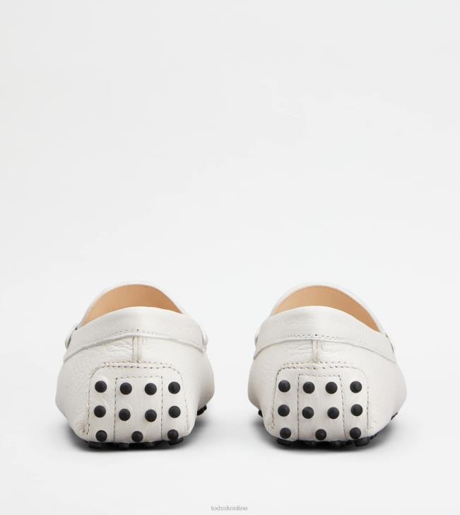 Tod\'s 8NXV81 biely ženy gommino vodičské topánky v koži