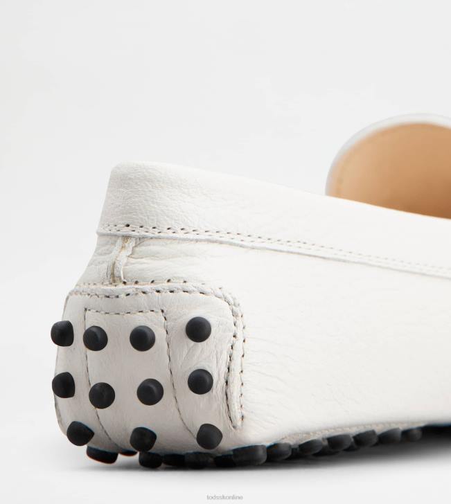 Tod\'s 8NXV81 biely ženy gommino vodičské topánky v koži
