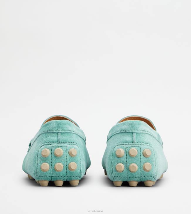 Tod\'s 8NXV82 svetlo modrá ženy gommino bublina v semišu
