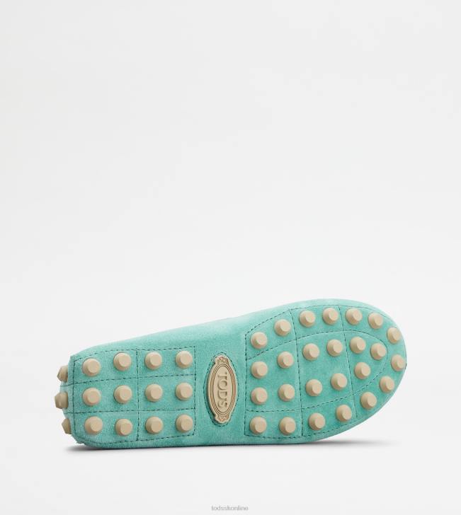 Tod\'s 8NXV82 svetlo modrá ženy gommino bublina v semišu