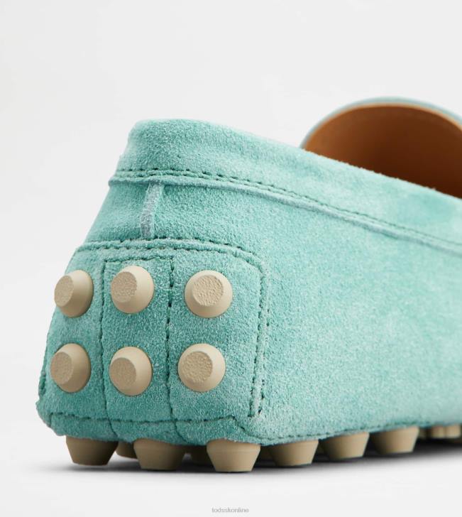 Tod\'s 8NXV82 svetlo modrá ženy gommino bublina v semišu
