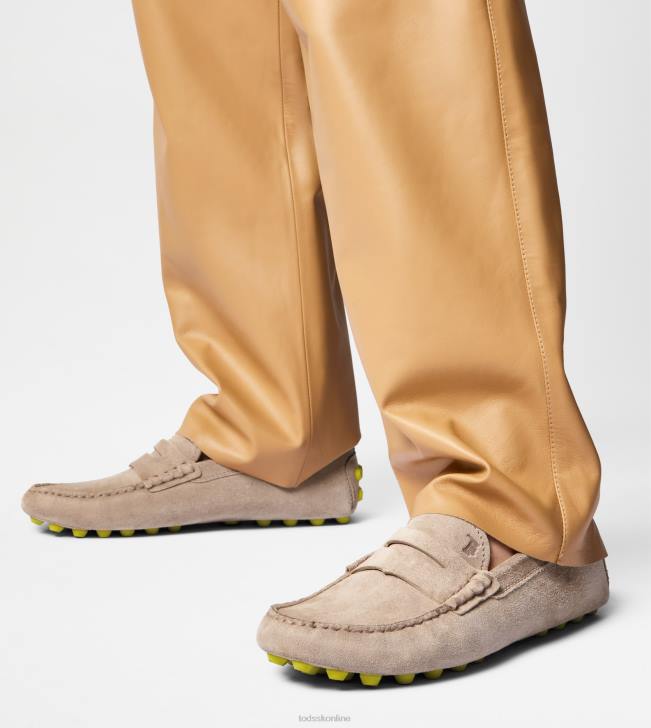 Tod\'s 8NXV84 béžová/žltá ženy gommino bublina v semišu