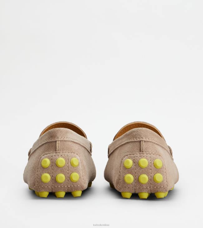 Tod\'s 8NXV84 béžová/žltá ženy gommino bublina v semišu