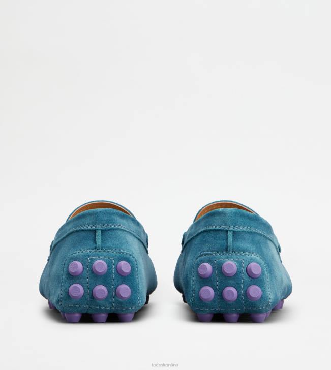 Tod\'s 8NXV89 svetlo modrá ženy gommino bublina v semišu