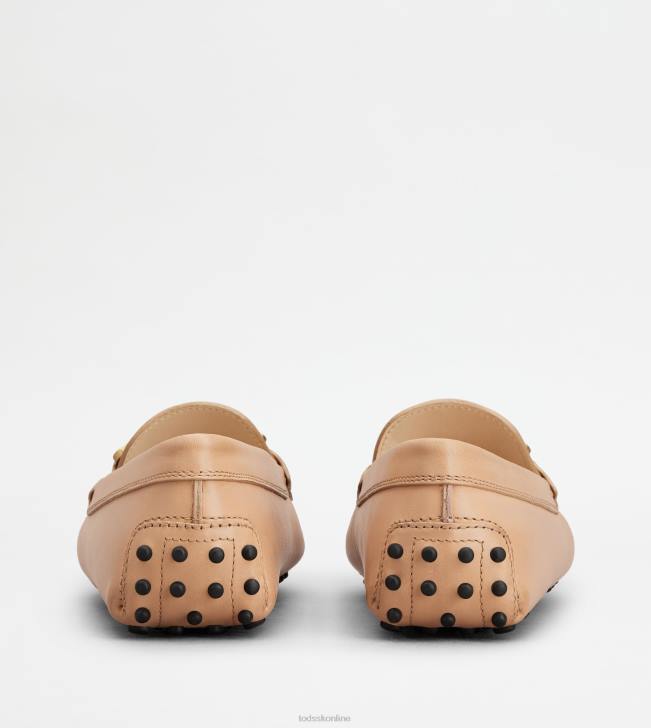 Tod\'s 8NXV92 Ružová ženy vodičské topánky kate gommino v koži
