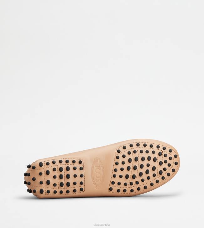 Tod\'s 8NXV92 Ružová ženy vodičské topánky kate gommino v koži