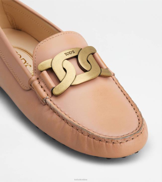 Tod\'s 8NXV92 Ružová ženy vodičské topánky kate gommino v koži