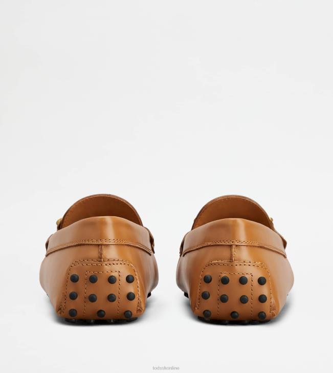 Tod\'s 8NXV95 hnedá ženy vodičské topánky kate gommino v koži