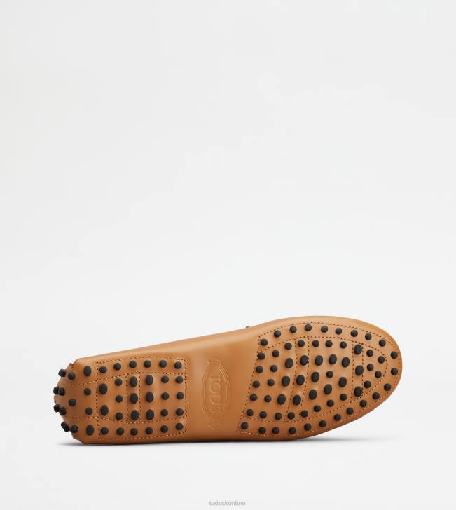 Tod\'s 8NXV95 hnedá ženy vodičské topánky kate gommino v koži
