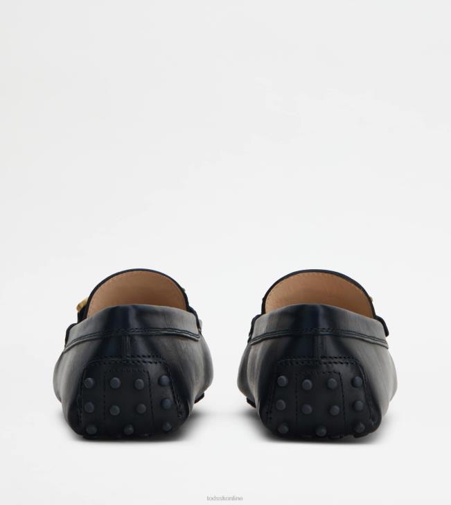 Tod\'s 8NXV97 čierna ženy vodičské topánky kate gommino v koži