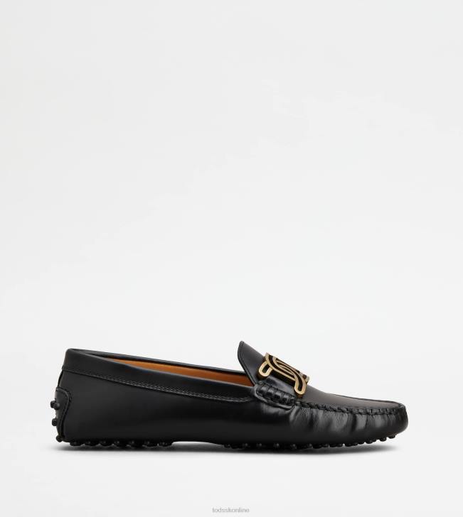 Tod\'s 8NXV98 čierna ženy vodičské topánky kate gommino v koži