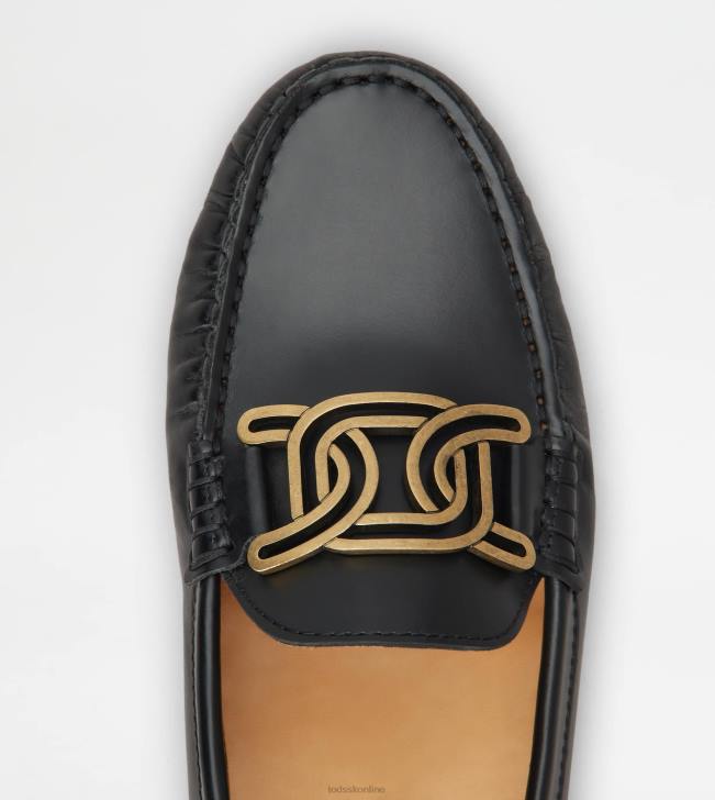 Tod\'s 8NXV98 čierna ženy vodičské topánky kate gommino v koži