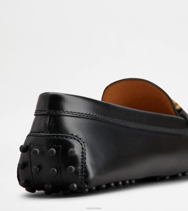 Tod\'s 8NXV98 čierna ženy vodičské topánky kate gommino v koži