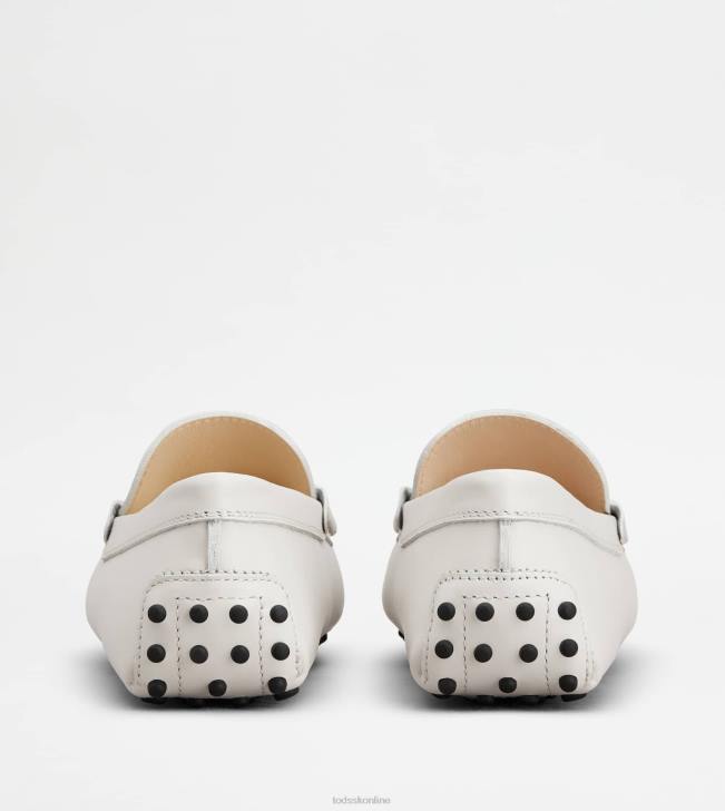 Tod\'s 8NXV99 biely ženy t nadčasové topánky gommino v koži