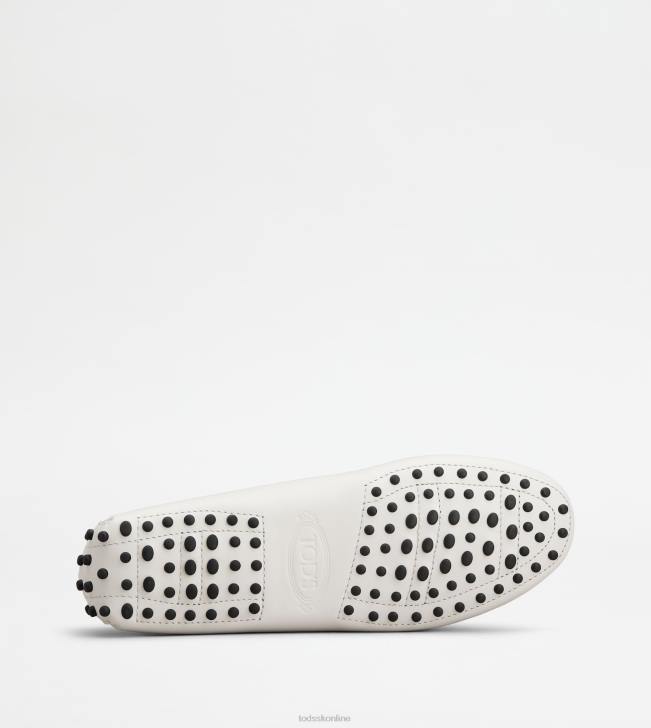 Tod\'s 8NXV99 biely ženy t nadčasové topánky gommino v koži