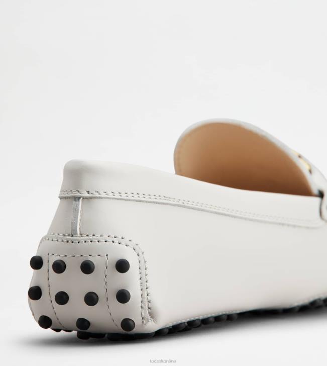 Tod\'s 8NXV99 biely ženy t nadčasové topánky gommino v koži