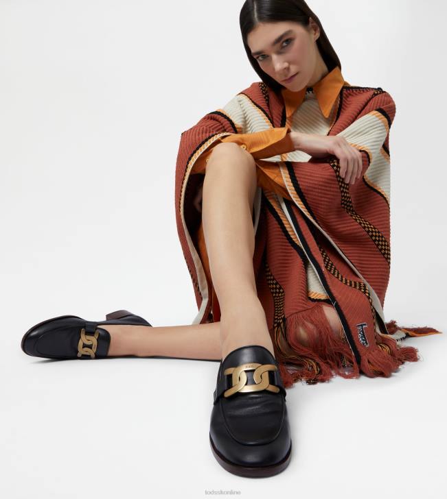 Tod\'s 8NXV12 čierna ženy mokasíny v koži