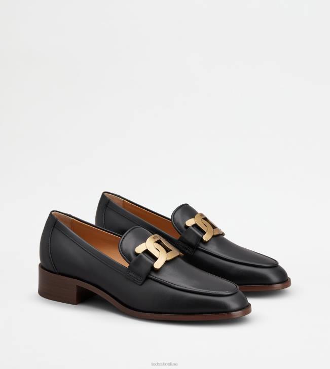 Tod\'s 8NXV12 čierna ženy mokasíny v koži