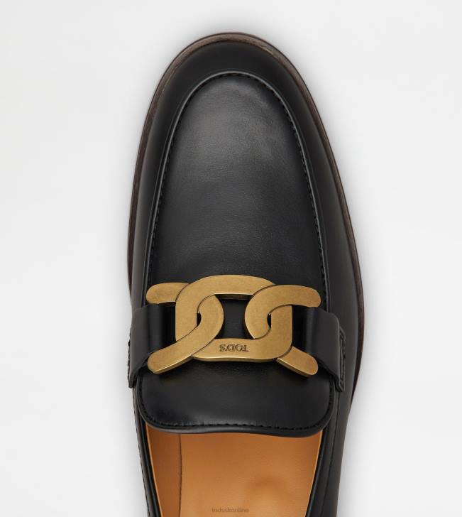 Tod\'s 8NXV12 čierna ženy mokasíny v koži