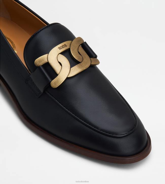 Tod\'s 8NXV12 čierna ženy mokasíny v koži