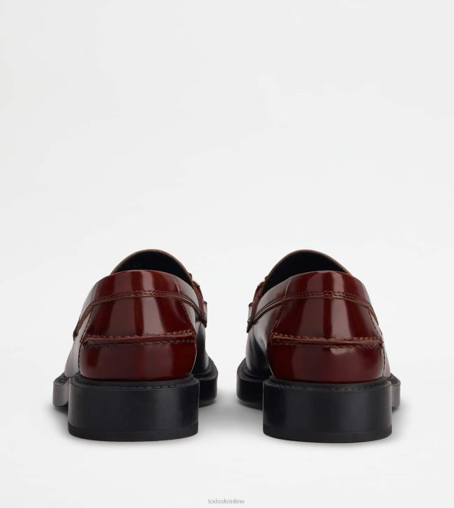 Tod\'s 8NXV16 hnedá ženy mokasíny v koži