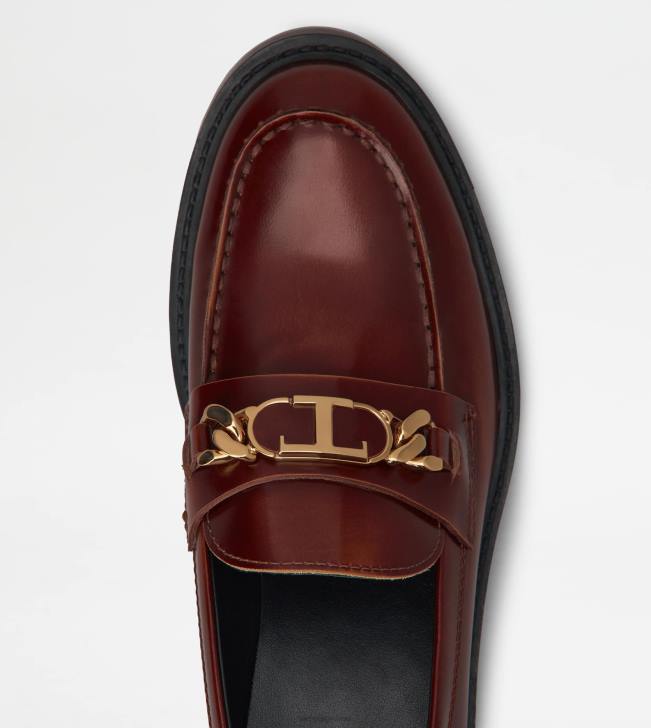 Tod\'s 8NXV16 hnedá ženy mokasíny v koži