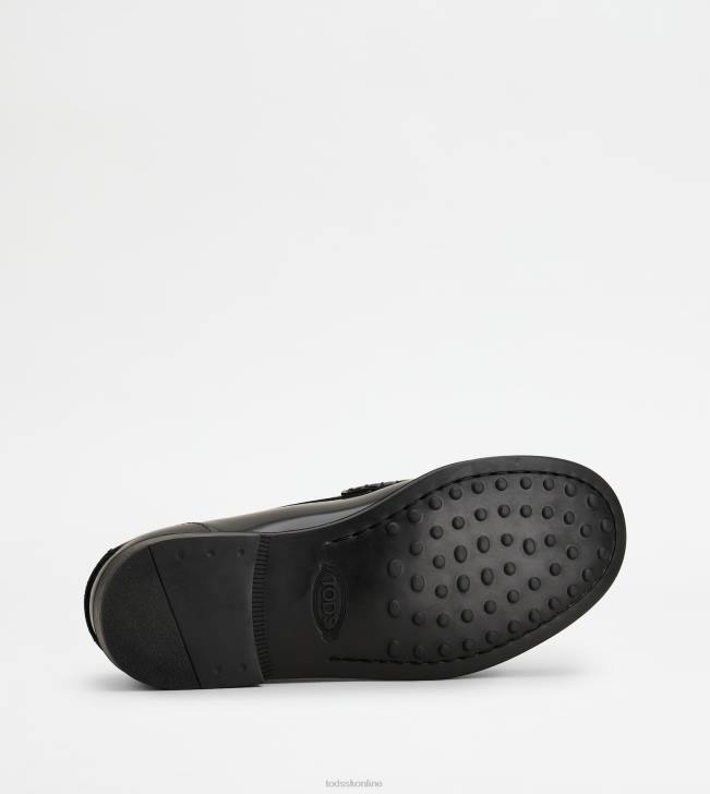 Tod\'s 8NXV18 čierna ženy mokasíny v koži